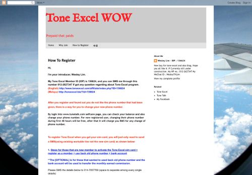 
                            12. Tone Excel WOW: How To Register