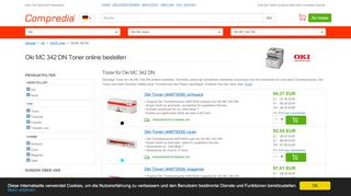 
                            10. Toner für Oki MC 342 DN online kaufen - Compredia.de