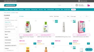 
                            13. Toners, Skincare Products | Watsons Malaysia