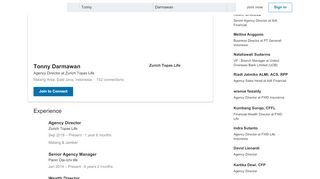 
                            10. Tonny Darmawan - Senior Agency Manager - Panin Dai-Ichi life ...