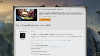 
                            11. Tons of Damage Phreak custom Login for LoL - League of Legends ...