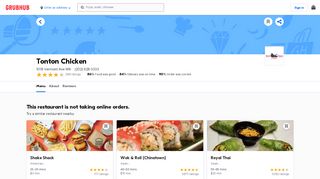 
                            10. Tonton Chicken Delivery - 1018 Vermont Ave NW Washington | Order ...