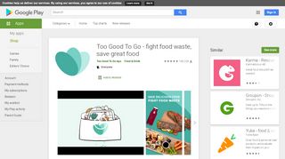 
                            5. Too Good To Go - bekæmp madspild, spis lækker mad – Apps i ...