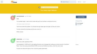 
                            3. Too many login failures - osTicket