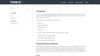 
                            11. Toodledo - Flow XO Help Center