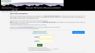
                            11. Tooele County Solid Waste Management - SIPlive: Online Payment ...