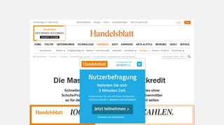 
                            6. Tool der Woche : Die Masche mit dem Sofortkredit - Handelsblatt