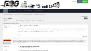 
                            5. Tool registration and account info? - Festool Owners Group