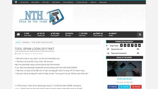 
                            2. TOOL SPAM LOGIN 2017-NXT - NTH BLOGSPOT