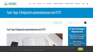 
                            8. Tool-Tipp: Erfolgreich automatisieren mit IFTTT - Thomas Mangold