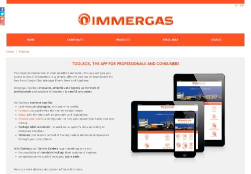
                            5. Toolbox - Immergas