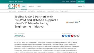 
                            10. Tooling U-SME Partners with NCDMM and TPMA to Support a New ...