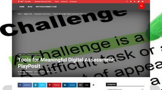 
                            13. Tools for Meaningful Digital Assessment: PlayPosit | EVSC ICATS