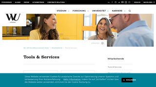 
                            7. Tools & Services - Mitarbeitende - WU Wien