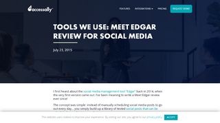 
                            3. Tools We Use: Meet Edgar Review for Social Media Posting - AccessAlly