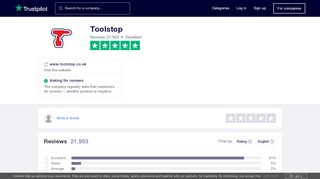 
                            3. Toolstop Reviews | Read Customer Service Reviews of www.toolstop ...