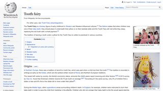 
                            8. Tooth fairy - Wikipedia