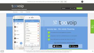 
                            3. toovoip: Günstig telefonieren im Ausland