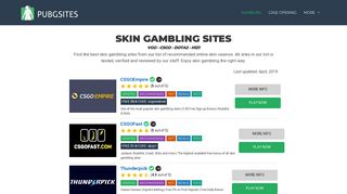 
                            12. Top 10 Best VGO & Skin Gambling Sites in 2019 | CS:GO - VGO ...