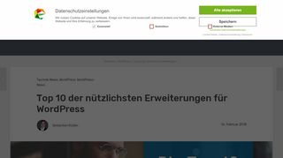 
                            8. Top 10 der nützlichsten WordPress-Erweiterungen - econsor