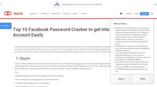 
                            2. Top 10 Facebook Password Cracker to get into any Facebook Account ...