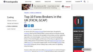 
                            11. Top 10 Forex Brokers in the UK (FXCM, GCAP) - Investopedia