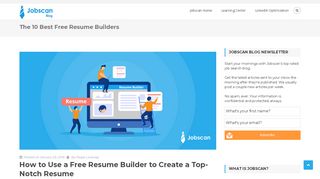 
                            6. Top 10 Free Resume Builder Online Reviews - Jobscan Blog