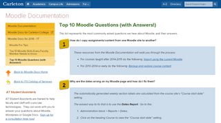 
                            5. Top 10 Moodle Questions (with Answers!) | Moodle Documentation ...