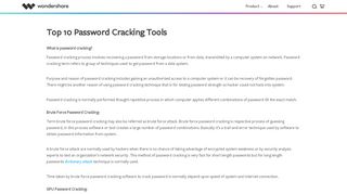 
                            12. Top 10 Password Cracking Tools - Wondershare