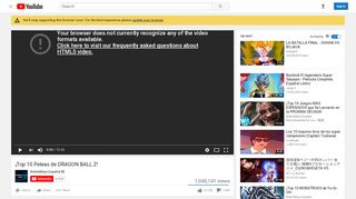 
                            5. ¡Top 10 Peleas de DRAGON BALL Z! - YouTube