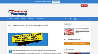 
                            11. Top 10 Reasons You Can't Trust Mercury Insurance | Consumer ...