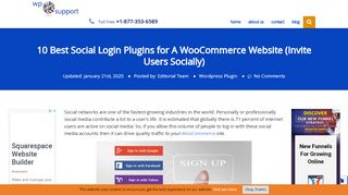 
                            6. Top 10 Social Login Plugins for WooCommerce website- [2018]