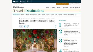 
                            11. Top 10: the best five star hotels in Las Vegas - The Telegraph