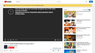 
                            6. ¡Top 10 TRANSFORMACIONES de Dragon Ball Z! - YouTube