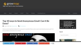 
                            1. Top 10 ways to Send Anonymous Email - Growmap