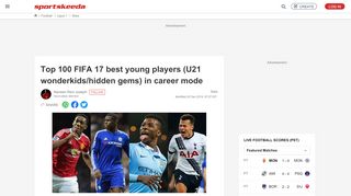 
                            9. Top 100 FIFA 17 best young players (U21 wonderkids/hidden gems ...