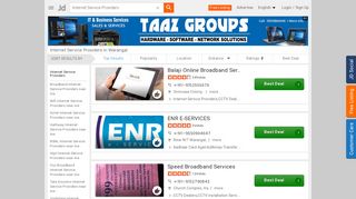 
                            7. Top 100 Internet Service Providers in Warangal - Best Broadband ...