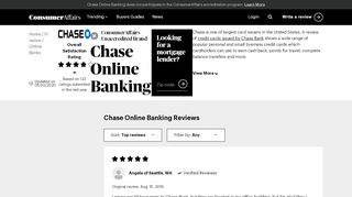 
                            9. Top 135 Reviews and Complaints about Chase Online Banking