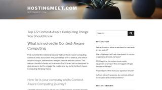 
                            9. Top 172 Context-Aware Computing Things You Should Know ...