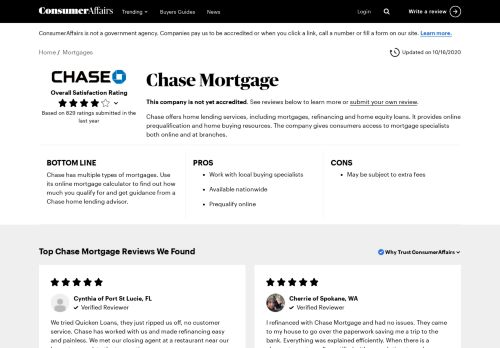 
                            6. Top 1,840 Reviews and Complaints about Chase Mortgage