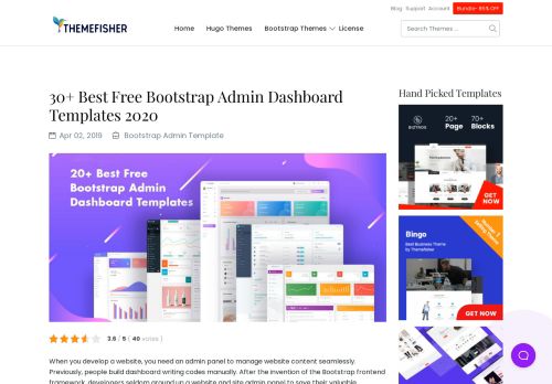 
                            12. Top 20+ Best Free Bootstrap Admin & Dashboard Templates 2019