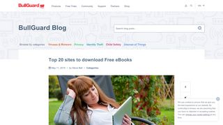 
                            8. Top 20 sites to download Free eBooks | Blog BullGuard - Your Online ...