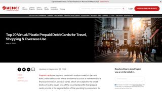 
                            11. Top 20 Virtual/Plastic Prepaid Debit Cards for Travel, Shopping ...