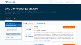 
                            11. Top 20 Web Conferencing Software 2019 - Compare Reviews - Capterra
