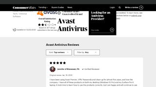 
                            11. Top 233 Reviews and Complaints about Avast Antivirus