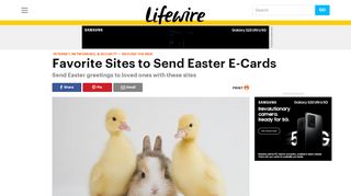 
                            12. Top 25 Favorite Sites to Send Easter Greetings - Lifewire