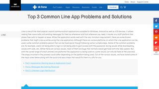 
                            6. Top 3 Common Line App Problems and Solutions- dr.fone