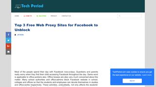 
                            1. Top 3 Free Web Proxy Sites for Facebook to Unblock - TechPeriod