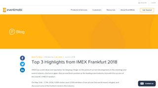 
                            12. Top 3 Highlights der IMEX Frankfurt 2018 – EventMobi