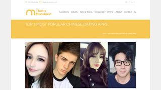 
                            9. TOP 3 MOST POPULAR CHINESE DATING APPS | That's Mandarin
